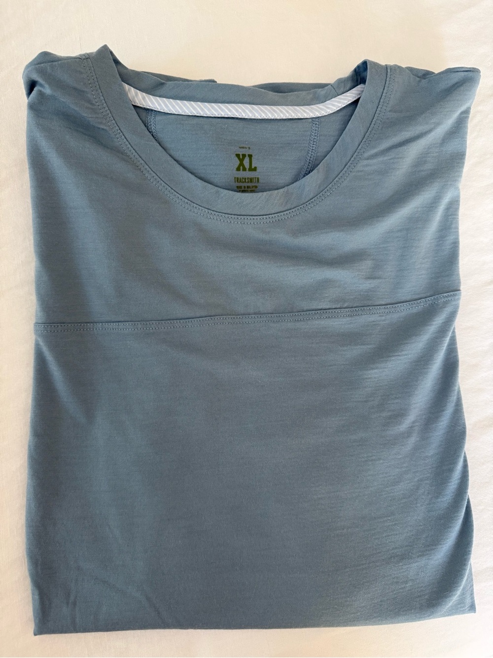 Tracksmith Harrier Light Blue T-Shirt - Men’s XL